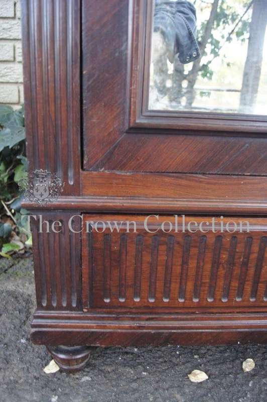19th-Century French Carved Walnut Armoire