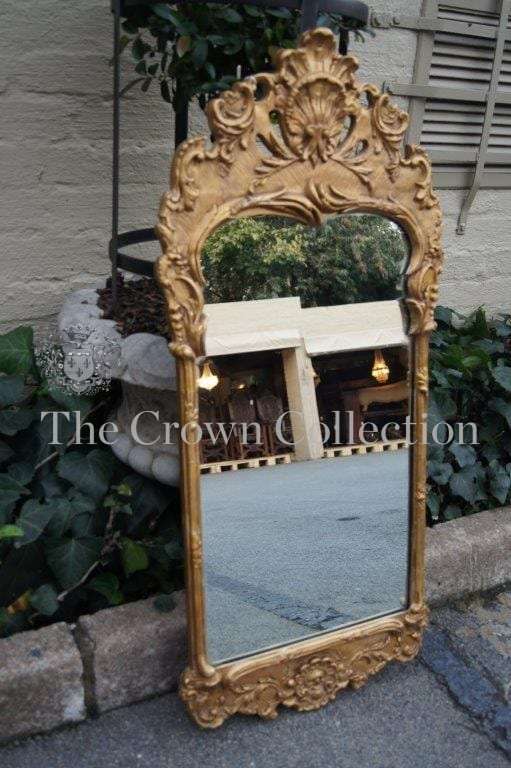 Ornate Gilt Mirror, circa 1920 - ND