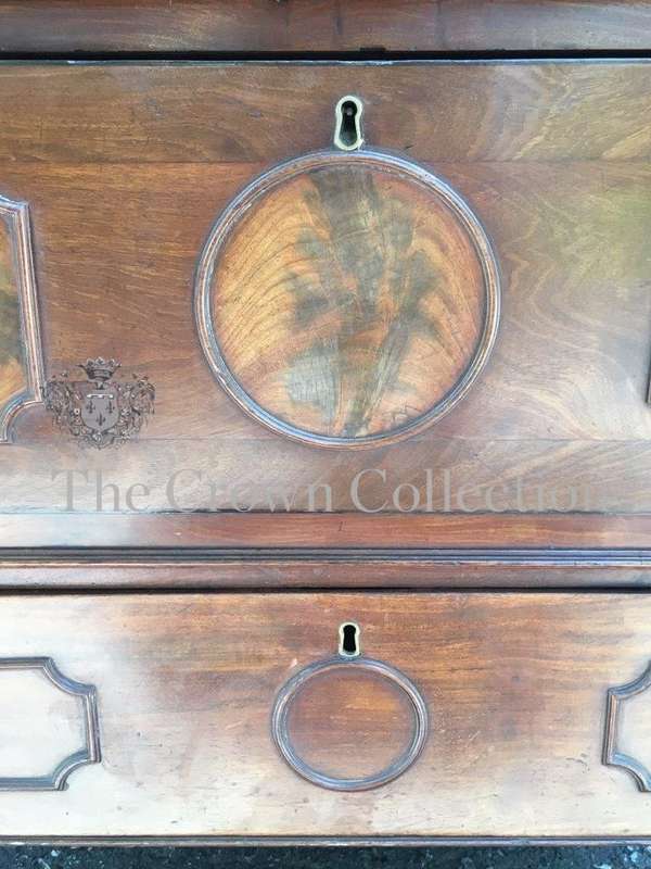 18th Century Chippendale Mahogany Secretaire Cabinet