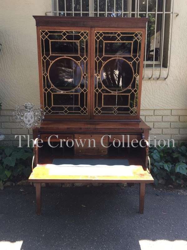 18th Century Chippendale Mahogany Secretaire Cabinet