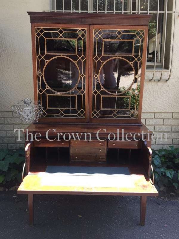 18th Century Chippendale Mahogany Secretaire Cabinet