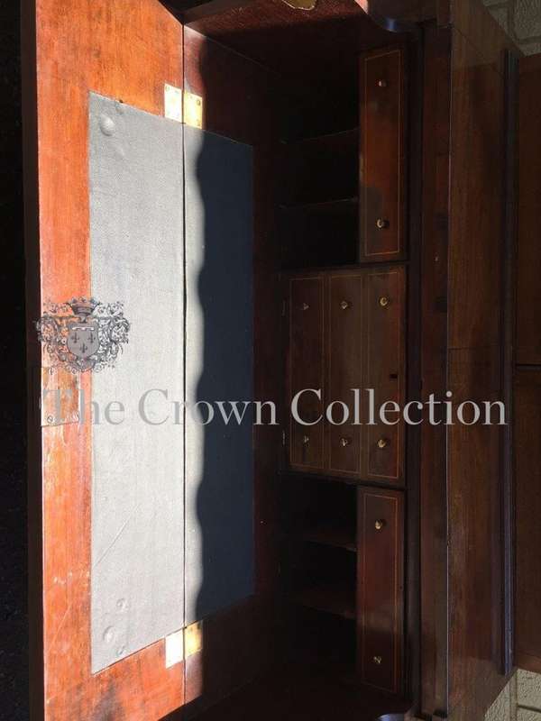 18th Century Chippendale Mahogany Secretaire Cabinet