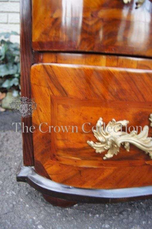 18th Century Lombardy Burr Walnut Secretaire Cabinet, circa 1760