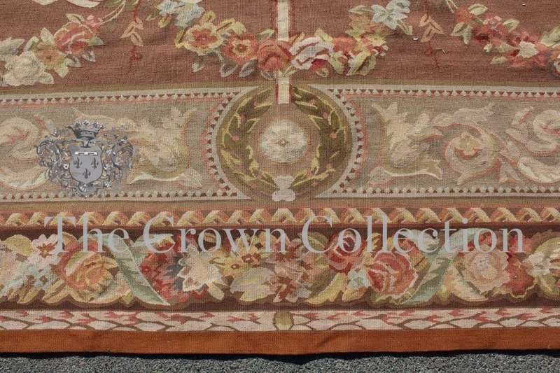 Aubusson Gilt & Cream Needlepoint Carpet