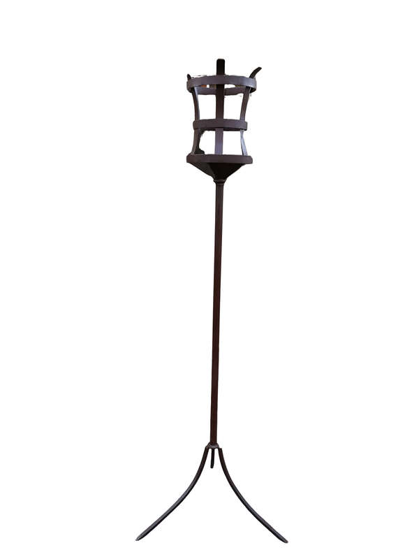 Wrought Iron Torch