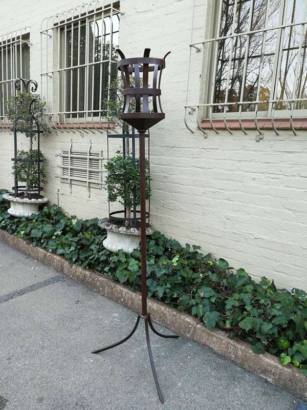 Wrought Iron Torch