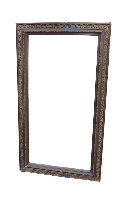 French Wooden Back & Gilt Mirror, circa 1900
