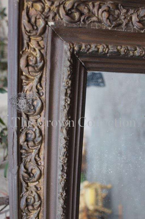 French Wooden Back & Gilt Mirror, circa 1900