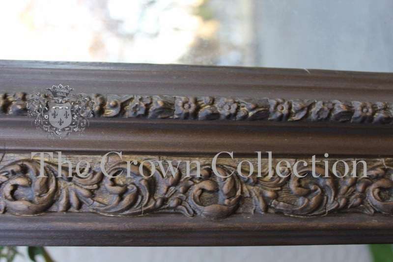 French Wooden Back & Gilt Mirror, circa 1900