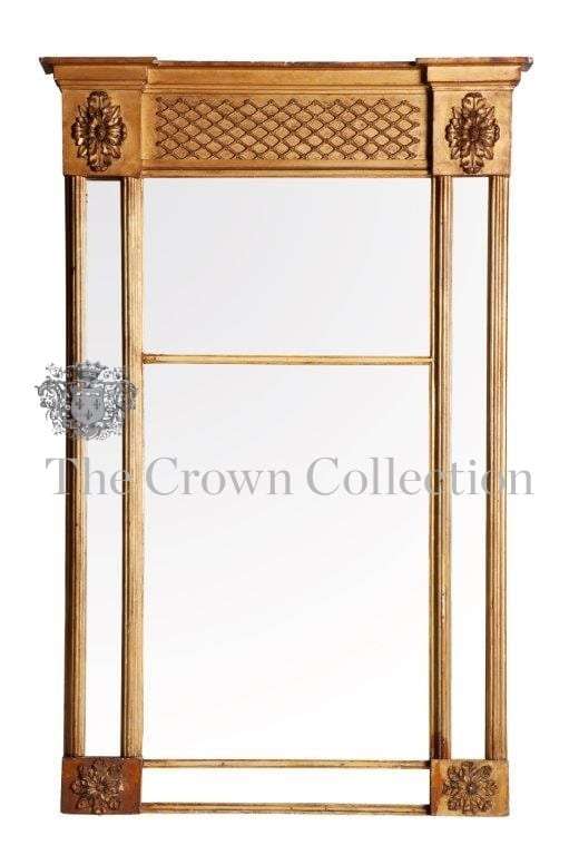 Antique Gilt Framed Pier Glass Mirror