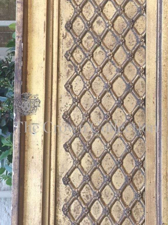 Antique Gilt Framed Pier Glass Mirror