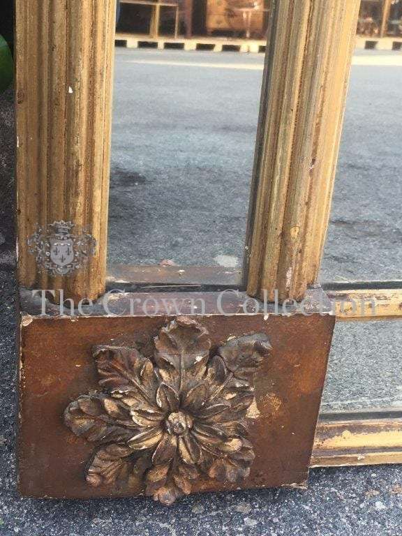 Antique Gilt Framed Pier Glass Mirror