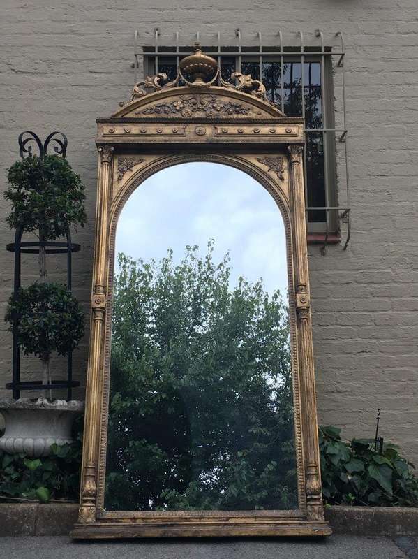 Ornate Oversized Gilded Mirror