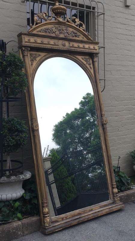 Ornate Oversized Gilded Mirror