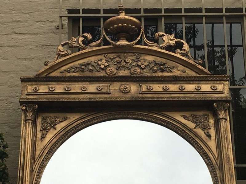 Ornate Oversized Gilded Mirror