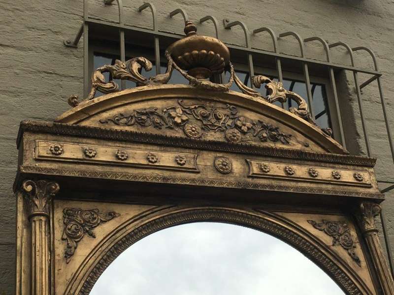 Ornate Oversized Gilded Mirror