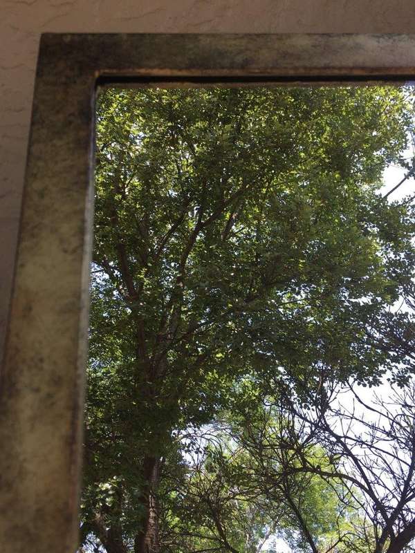 Wrought Iron Gilded Mirror with Circle Detail (gold)
