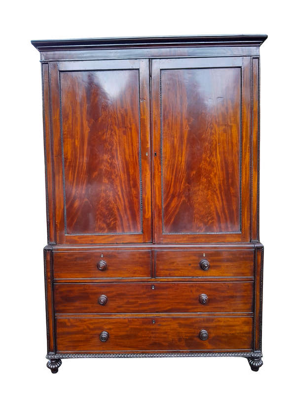 Mahogany Linen Press