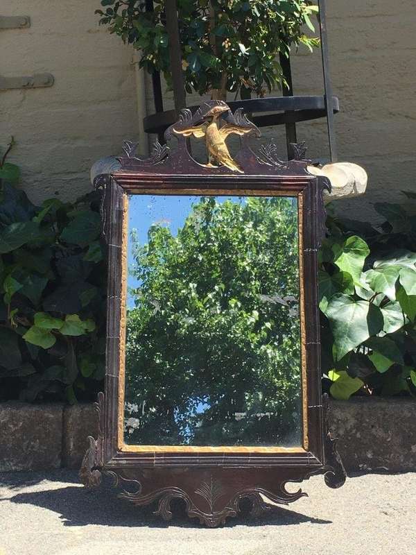 George II Gilt and Wood Mirror, circa 1760