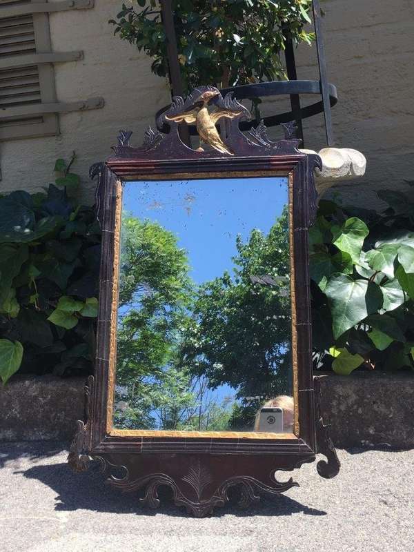 George II Gilt and Wood Mirror, circa 1760