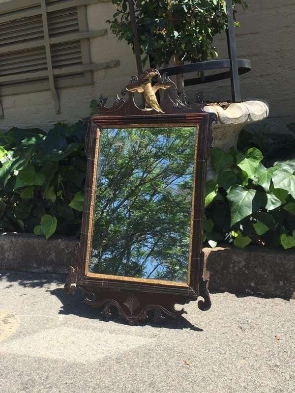 George II Gilt and Wood Mirror, circa 1760