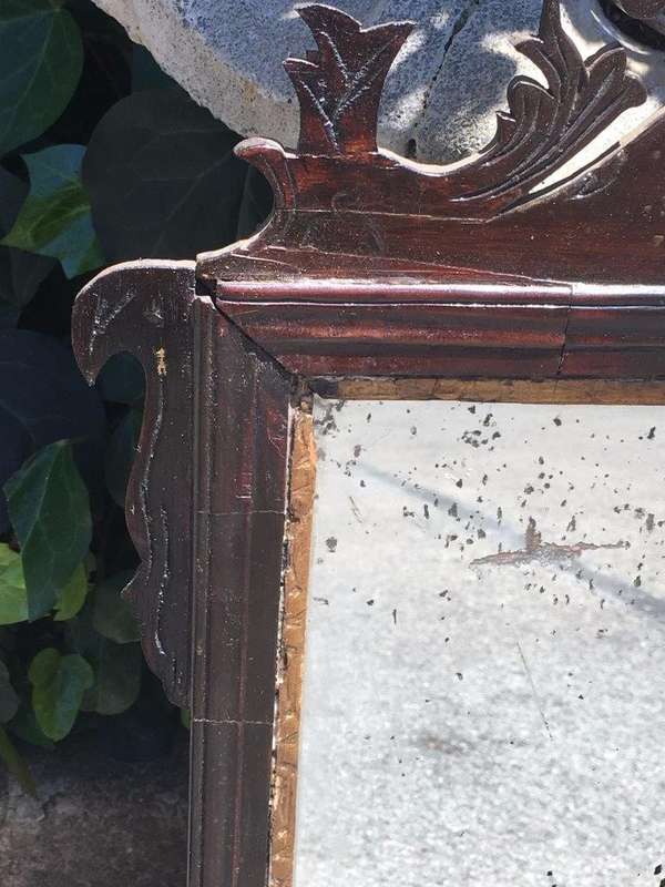 George II Gilt and Wood Mirror, circa 1760