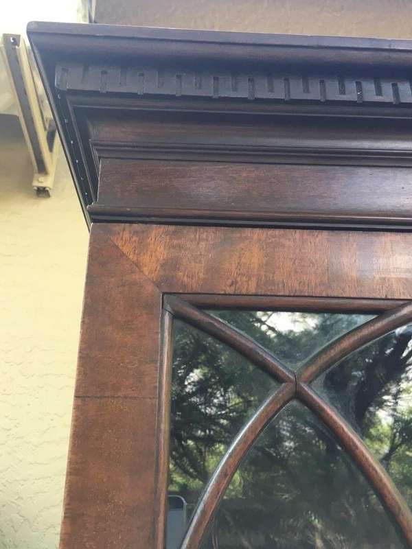 19th Century Mahogany Display Library Bookcase with Astral Glazed Doors