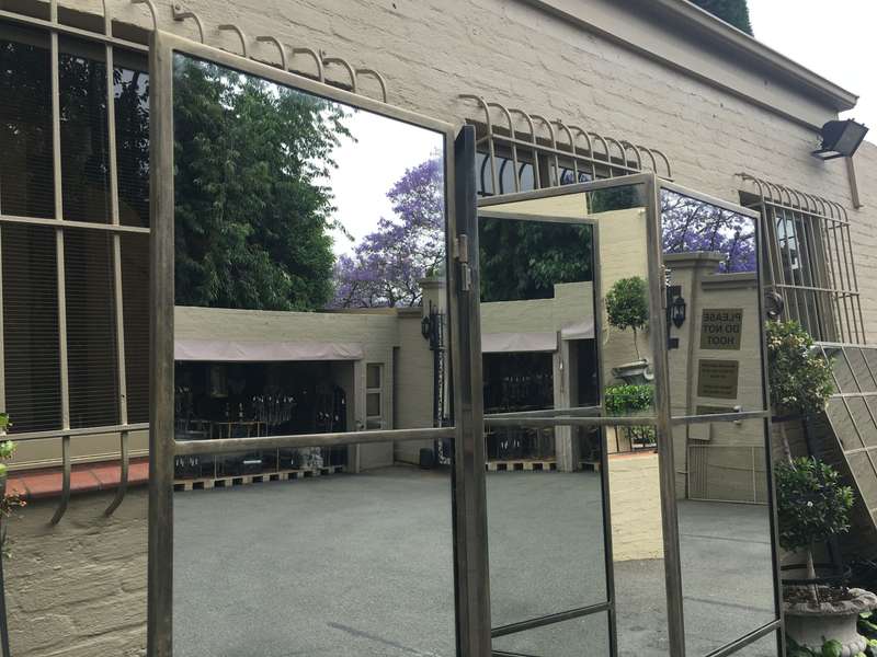 5 Panel Wrought Iron Screen