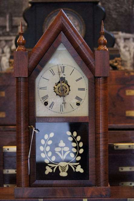 Antique New Haven Steeple Clock