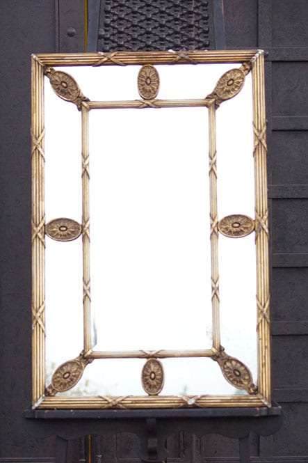 Late 19th/Early 20th Century Gilded Wood Mirror