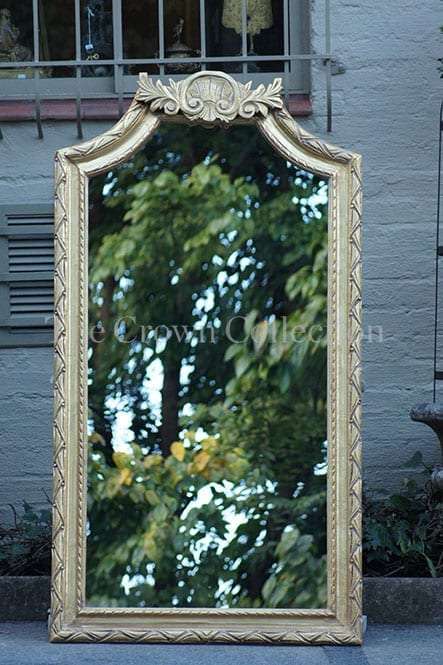 Dark gold gilded mirror