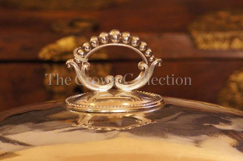 Silver plated food dome