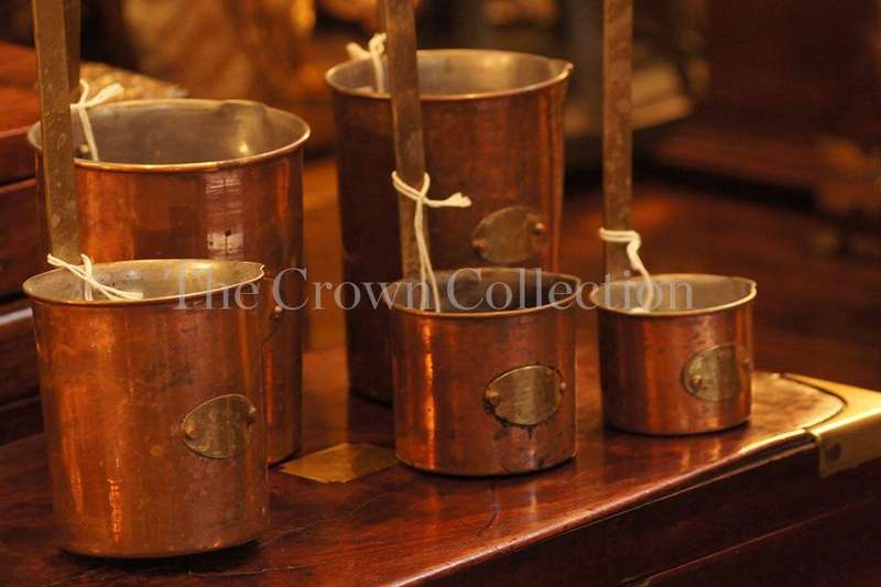 Set of 5 copper measures
