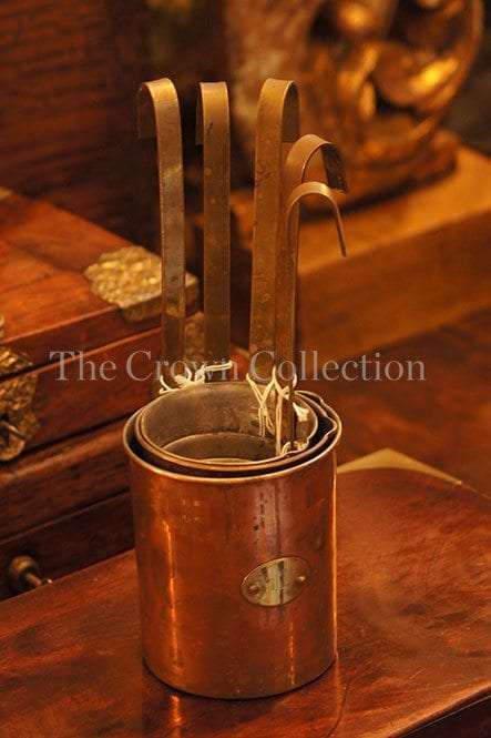 Set of 5 copper measures