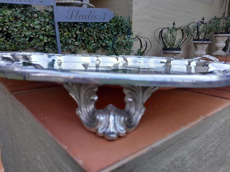 A 20th Century Exceptionally Large EPNS French Rococo Style Tray