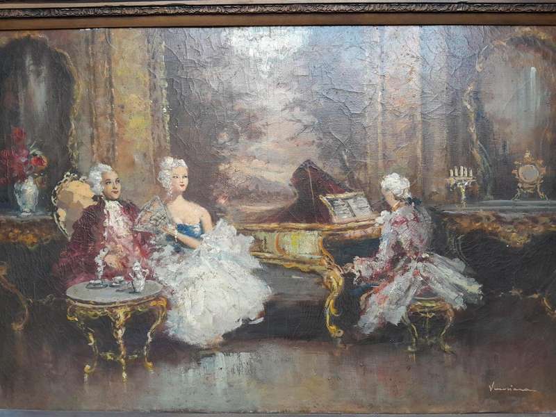 A 20th Century French School Oil Painting Signed