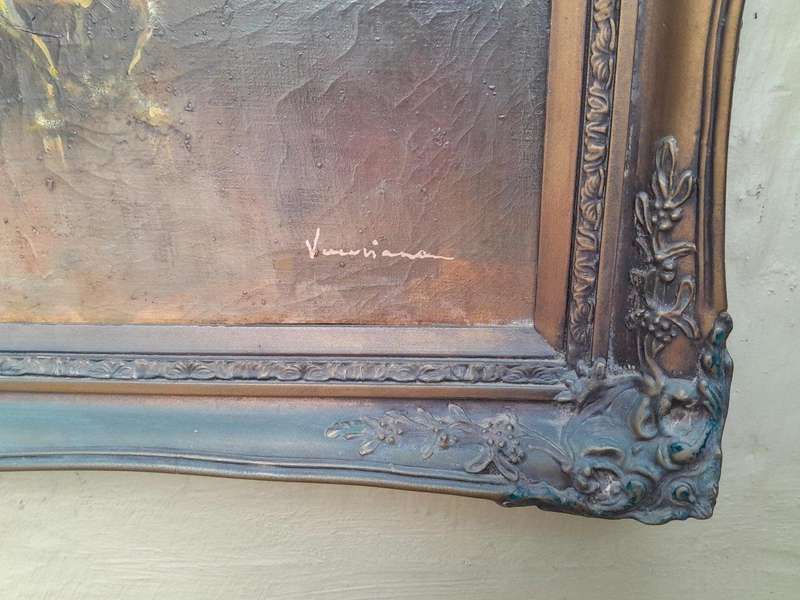 A 20th Century French School Oil Painting Signed