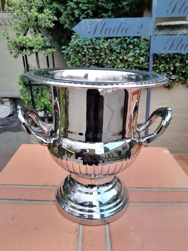 A 20th Century Silver-plate Champagne / Wine Cooler
