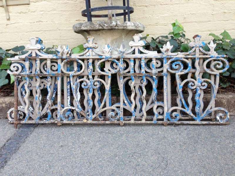 A Set Of 7 Victorian Broekie Lace Iron Panels