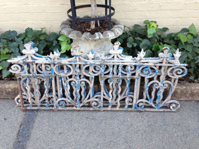 A Set Of 7 Victorian Broekie Lace Iron Panels