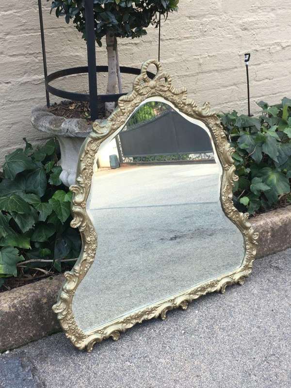 Vintage Gilt Framed Bevelled Mirror