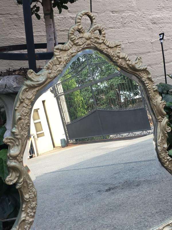 Vintage Gilt Framed Bevelled Mirror