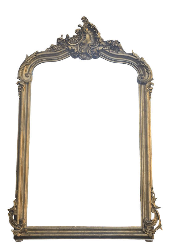20th Century Rococo Style Giltwood Pier Mirror