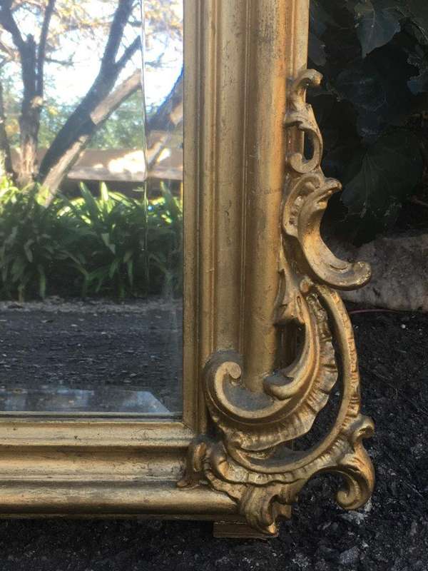 20th Century Rococo Style Giltwood Pier Mirror