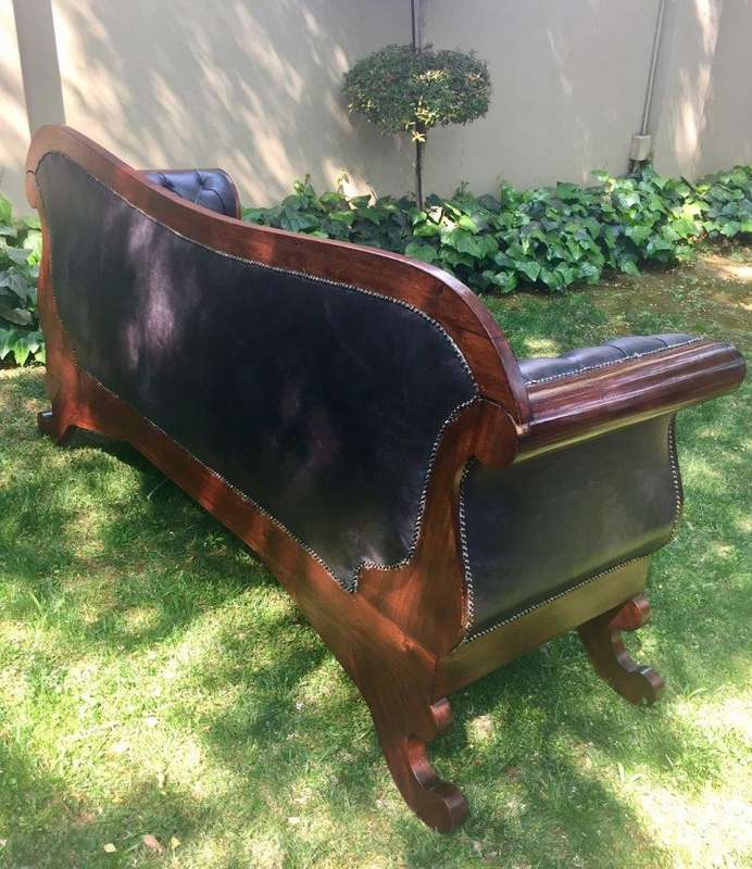 A Regency Style Carved Rosewood Settee. Circa 1830