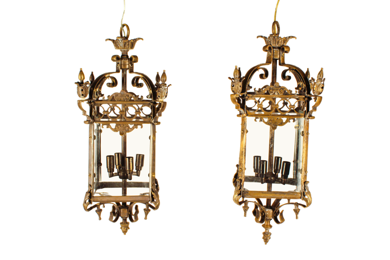 Pair of Square Lanterns