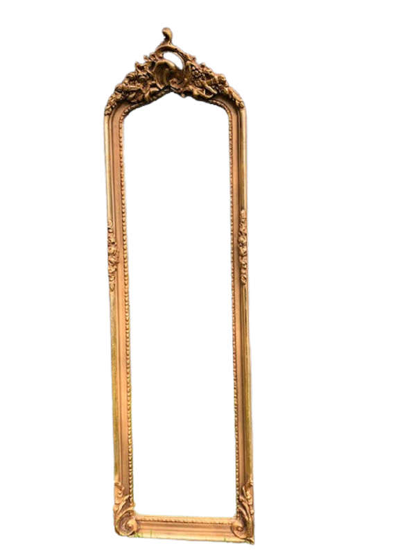 Ornately Carved and Gilded Bevelled Mirror