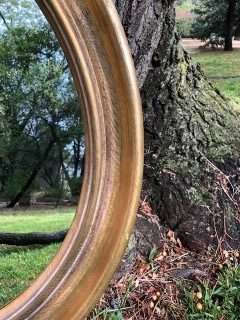 Round Gilded Mirror - MEDIUM