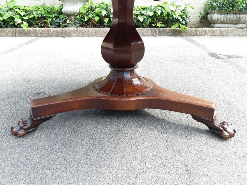 Victorian Mahogany Circular Dining Table (4-Seater)