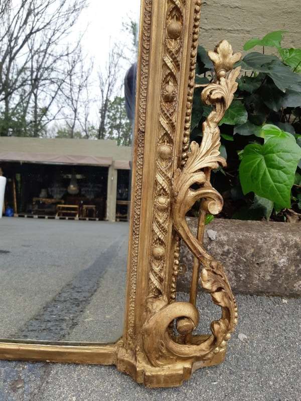 Edwardian Gilded Mantel Mirror Circa 1910